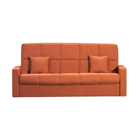 sofá cama naranja
